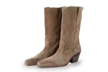 Bronx Cowboy laarzen in maat 39 Beige, Kleding | Dames, Bronx, Verzenden, Beige, Gedragen