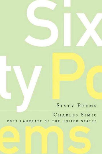 Sixty Poems - Charles Simic 9780156035644, Verzenden, Gelezen, Charles Simic