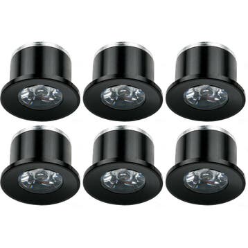 Voordeelpak LED Veranda Spot Verlichting 6 Pack - Velvalux -, Ophalen of Verzenden, Nieuw, Overige fittingen, Plafondspot of Wandspot