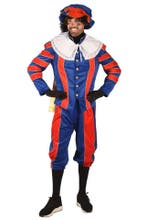 Pietenpak Cadiz Kobaltblauw-Rood met cape - L, Verzenden, Nieuw