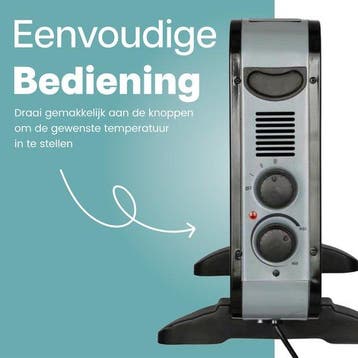 2dekans | AirKing Elektrische Convectorkachel - 1250/2000, Ophalen of Verzenden, Zo goed als nieuw