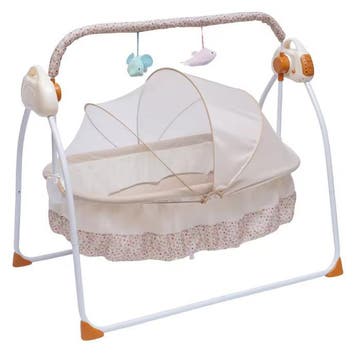 Elektrische Babywieg met Schommel,Muziek en Afstandsbedienin, Kinderen en Baby's, Babywiegjes en Ledikanten, Verzenden, Nieuw