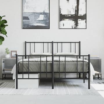 vidaXL Nachtkastjes met glazen deuren 2 st 35x37x50 cm, Minder dan 45 cm, Verzenden, Nieuw, Minder dan 55 cm