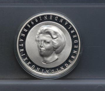 Nederland. Beatrix. 50 Gulden 1998 PROOF 350ste verjaardag