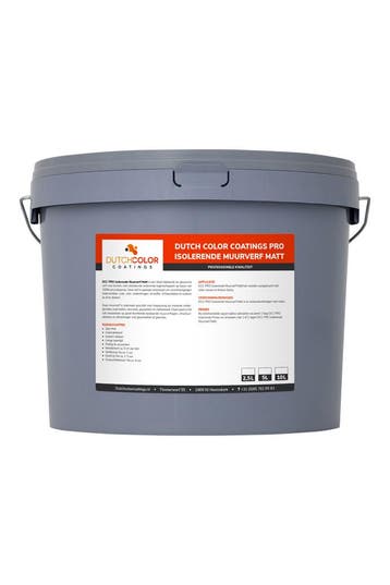 DCC PRO Isolerende Muurverf Matt RAL 9002 | Grijswit 10L, Wit, Nieuw, Verf, Verzenden