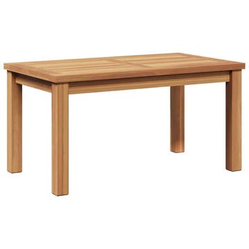 Bijzettafel Massief Teak 70x40cm | Laatste Stuk!, Ophalen of Verzenden, Zo goed als nieuw, Rechthoekig, Teakhout