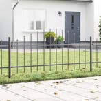 vidaXL Tuinhek Woerden 8 pcs Grijs, Verzenden, Nieuw, IJzer