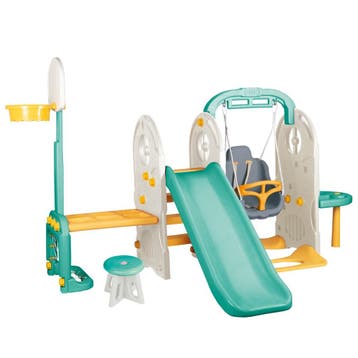 Dolu Turquoise/Geel 7-in-1 XXL Speeltoestel, Verzenden, Nieuw