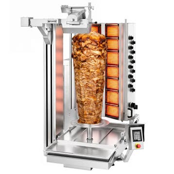 GGM Gastro | Gas Döner robot / Shoarmagrill - 14 branders -, Verzenden