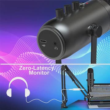 Professionele USB Condensator Microfoon Kit met Boomarm voor, Audio, Tv en Foto, Verzenden, Nieuw