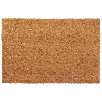 vidaXL Deurmat 40x60 cm getufte kokosvezel naturel, Verzenden, Nieuw