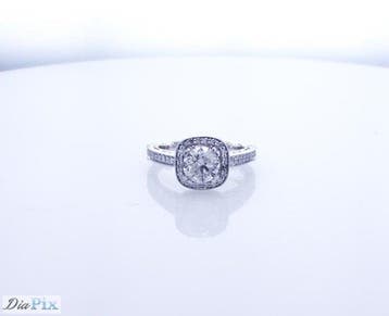 Ring - 14 karaat Witgoud - 1.26ct. tw. Diamant (Natuurlijk), Nieuw