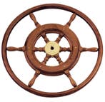 STUURWIEL TYPE-3B MAHONIE 46 CM, Ophalen of Verzenden, Nieuw, Zeilboot of Motorboot