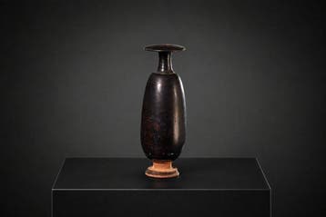 Oud-Grieks Attisch aardewerk alabastron - 15.4 cm