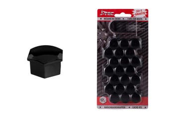Doppen voor wielbouten 17 mm zwart, Verzenden, Nieuw