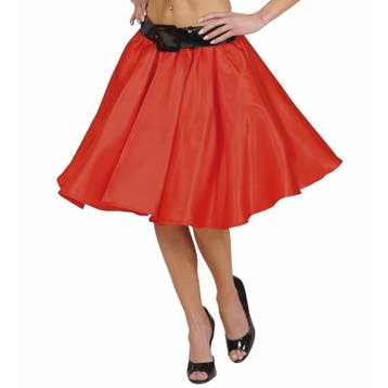 Verkleed Rock and Roll rok rood voor dames - Petticoats, Ophalen of Verzenden, Nieuw