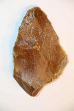 Paleolithisch Vuursteen Biface - 125 mm (Zonder, Antiek en Kunst