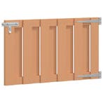 vidaXL Tuinpoort 100 x 60 cm WPC en Aluminium Bruin, Tuin en Terras, Verzenden, Nieuw