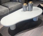 Salontafel Bloomstone van Richmond Interiors 160x80cm wit, Huis en Inrichting, Overige materialen, 50 tot 100 cm, Zo goed als nieuw