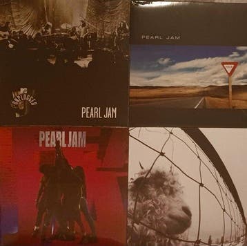 Pearl Jam - Ten, Yeld, MTV Unplugged and Vs. 4 LPs, Nieuw in verpakking