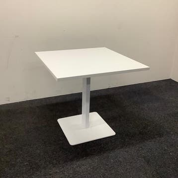 Twinform vierkante tafel, 80x80 cm, wit, Ophalen of Verzenden, Gebruikt, Bureau