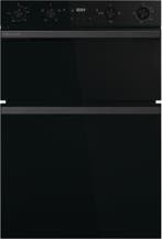 Hisense HI6-BID914221CDBG  Inbouw dubbeloven  Zwart  110L, Hete lucht, Nieuw, Ophalen of Verzenden, Oven met grill