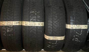 4x215-65-17 Pirelli Winter 4x5m €35 per band 215 65 17, Ophalen, 17 inch, Winterbanden, Band(en)