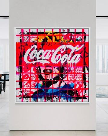 Mikko - Marilyn Monroe On Coca-Cola Pink Strap - XXL (NO, Antiek en Kunst