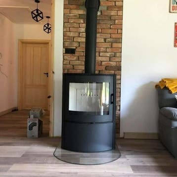 Houtkachel Kratki Koza AB /2 12kw een echte warmte topper!, Nieuw, Hout, Vrijstaand, Houtkachel