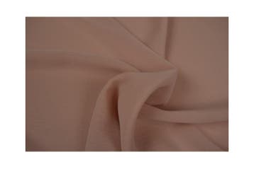 15 meter chiffon stof - Dusty roze, 120 cm of meer, Ophalen of Verzenden, Roze, Polyester