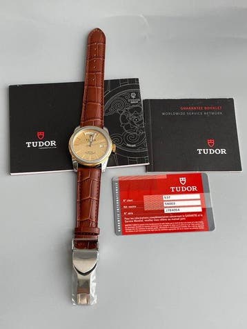 Tudor - Glamour Date+Day 56003 - Zonder minimumprijs - Heren, Sieraden, Tassen en Uiterlijk