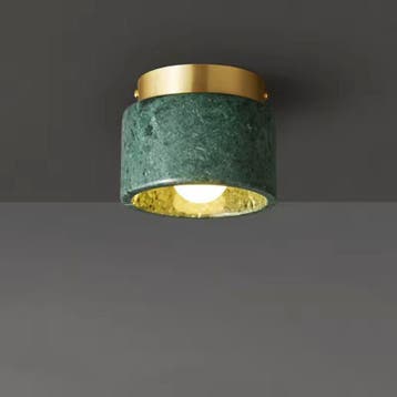 Nordic Marmeren Plafondlamp - 40% korting - incl. E27 lamp, Huis en Inrichting, Lampen | Plafondlampen, Verzenden, Nieuw