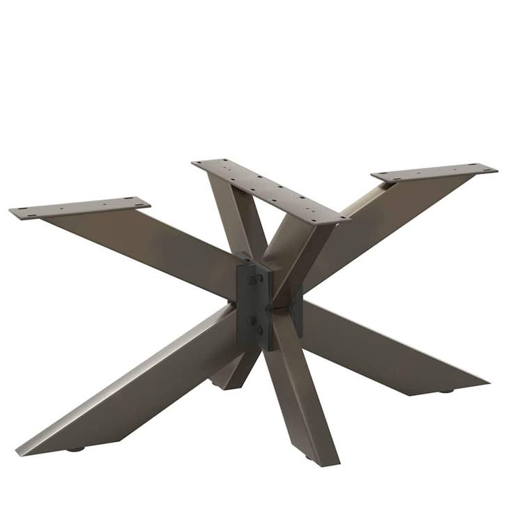 vidaXL Salontafelpoot spider vorm 98x58x(42-43) cm staal, Huis en Inrichting, Tafelonderdelen, Nieuw, Verzenden