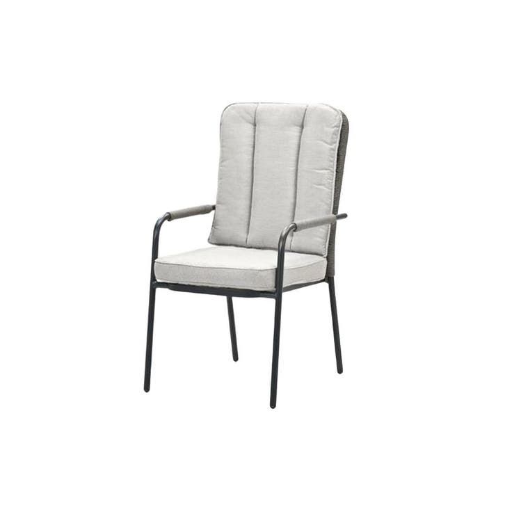 Garden Impressions Venice dining fauteuil, rope taupe,, Tuin en Terras, Tuinstoelen