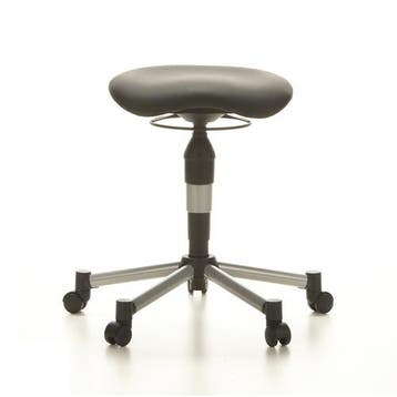 Werkkruk/Verhoogde Bureaustoel | Stof | Zwart | Ergonomisch, Verzenden, Nieuw