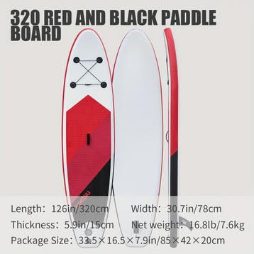 KOETSU 320cm Opblaasbare SUP Board - Staand Peddelen, Surfen, Watersport en Boten, Golfsurfen, Verzenden, Nieuw