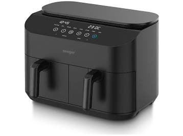 Seeger -  Heteluchtfriteuse Zwart 10 L 2850 W, Verzenden, Nieuw, Airfryer