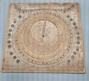 Astronomische en eeuwigdurende kalender - Karton - GINOT