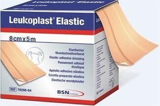 Leukoplast Elastic - 8 cm x 5 m, Verzenden, Nieuw