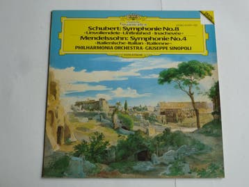 Schubert - Symphonie 8 / Sinopoli (LP), Cd's en Dvd's, Vinyl | Klassiek, Ophalen of Verzenden, Zo goed als nieuw