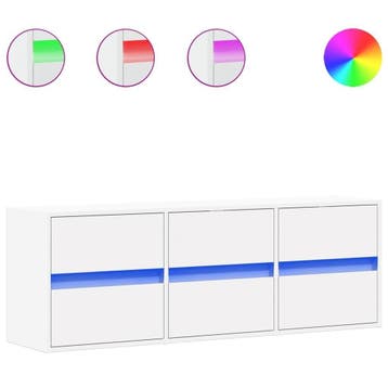 Design TV-kast RGB LED - 130cm | Laatste Stuk!, Huis en Inrichting, Kasten | Televisiemeubels, 100 tot 150 cm, Ophalen of Verzenden