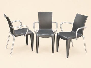 Vitra - Philippe Starck - Stoel (3) - Louis 20 - Plastic,, Antiek en Kunst