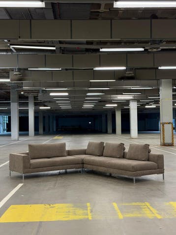 Design on Stock Aikon Lounge | NIEUWSTAAT + Garantie, 300 cm of meer, Ophalen of Verzenden, Zo goed als nieuw, Bank Hoekbank Bankstel Bankje Loungebank Banken Chaise Lounge 