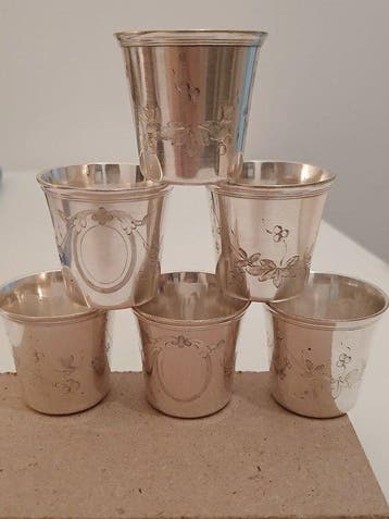 Christofle - Drankservies voor 6 (6) - Verzilverd -