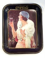 Coca-Cola - Dienblad - Vintage Coca-Cola Dame Reclame