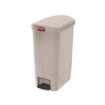 Rubbermaid Slim Jim Step On container End Step kunststof 50, Verzenden, Nieuw