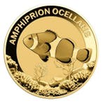 Tsjaad. 3000 Francs 1/1000 oz 999 Fine Gold 3000 CFA Francs