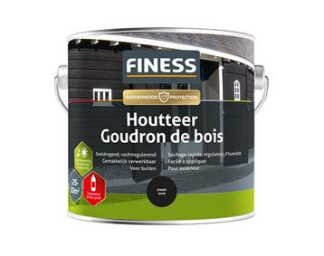 Houtteer Zwart 750 ml, Doe-het-zelf en Verbouw, Verf, Beits en Lak, Ophalen of Verzenden, Nieuw