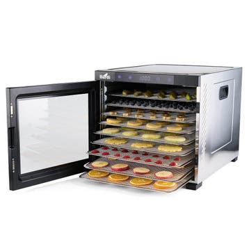 Bardi 10 Laags Voedseldroger 1000Watt Met Tang - Droogvellen, Verzenden, Nieuw in verpakking