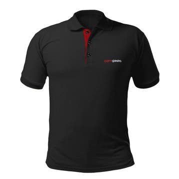 GGM Gastro | (5 stuks) Heren poloshirt - zwart - Maat: L |, Verzenden, Zwart, Nieuw, GGM Gastro